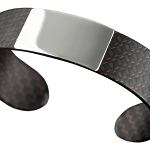Polsera personalitzada amb placa de plata